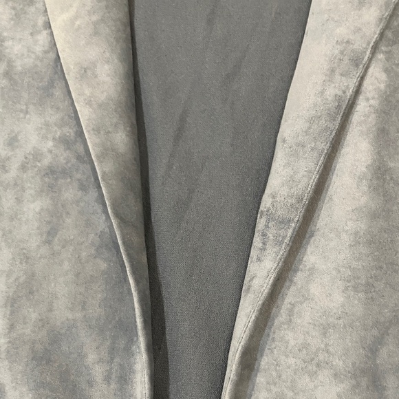 Yest Women's size 6 Light blue Blazer - lightweight suede like material - Picture 5 of 16